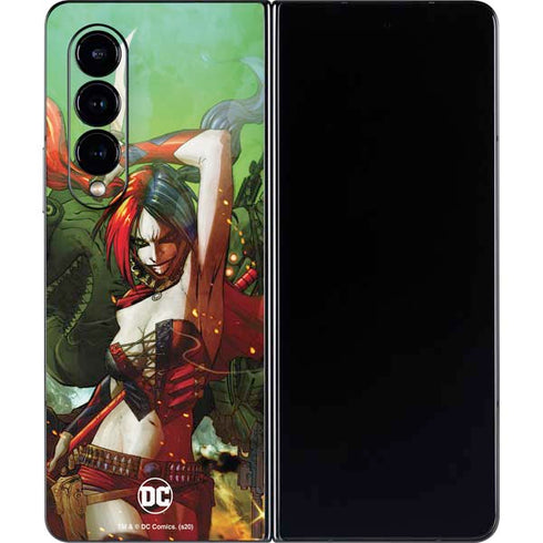 DC Comics Harley Quinn Suicide Squad Vol 1 Cover New 52 Galaxy Z Fold4 5G Skin